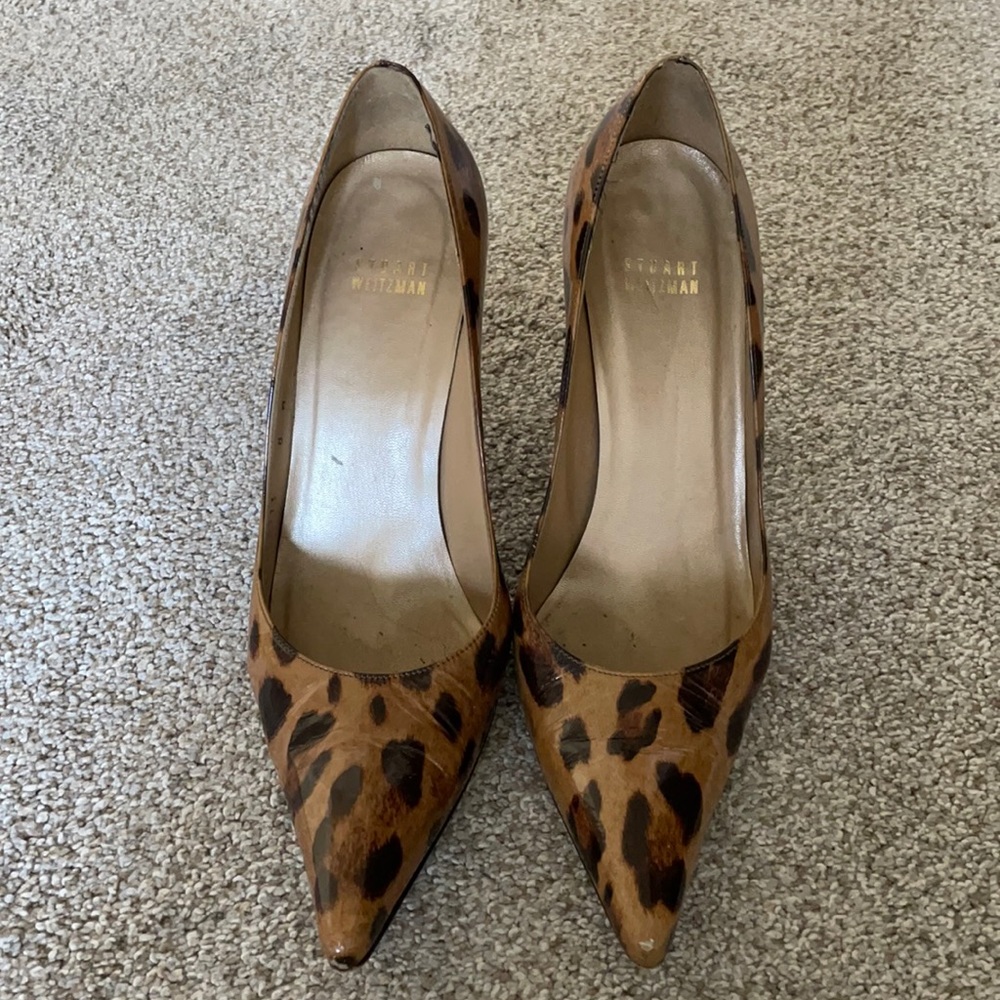 Vintage Stuart Weitzman leopard pumps